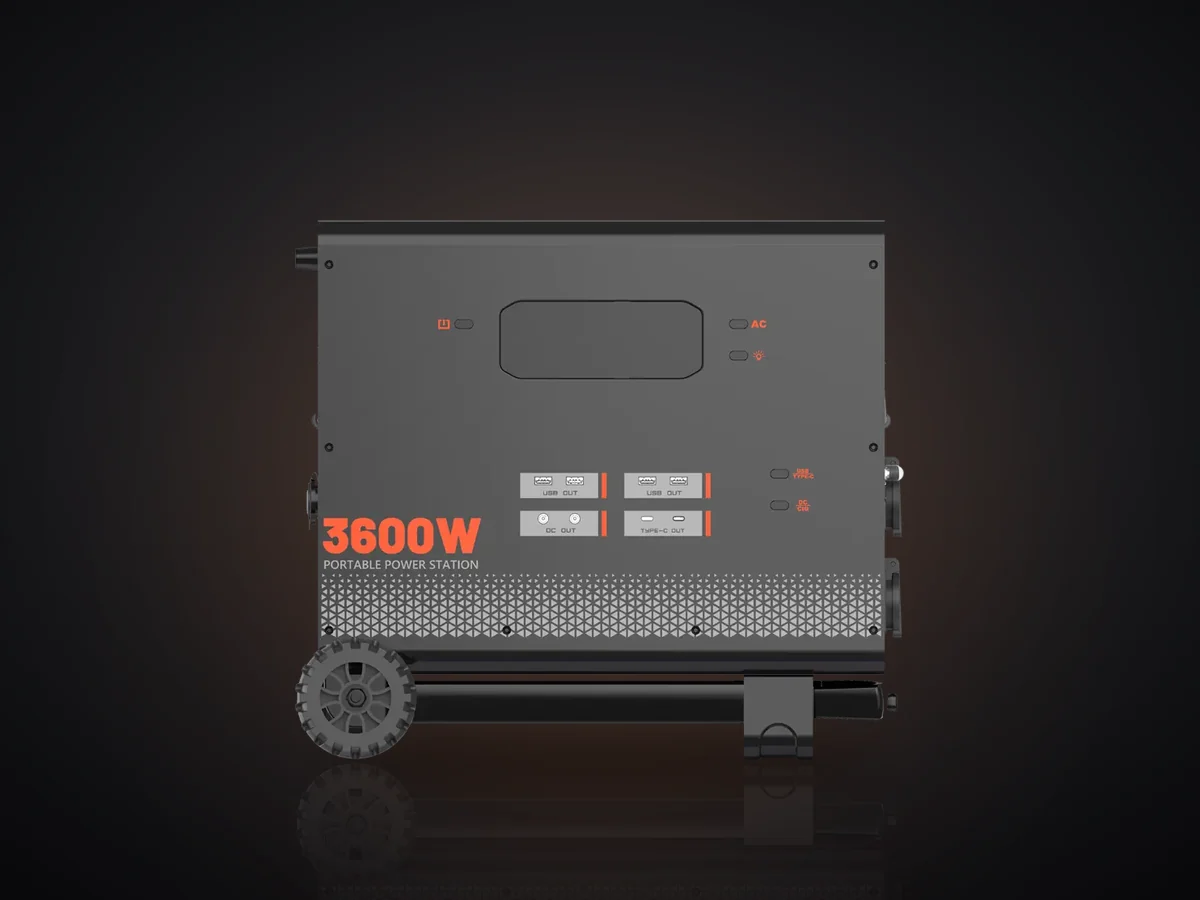 TURSAN YC 3600 portable power station front view