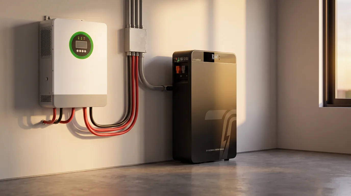 TURSAN TSA-LFP48-320 battery installation